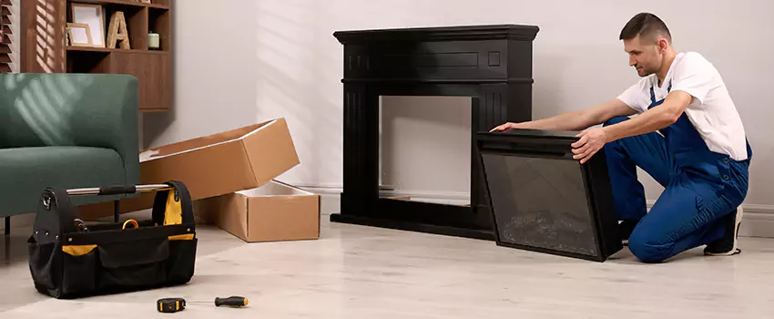 Old Rusted Metal Fireplace Repair And Replacement in Hibbing, MN